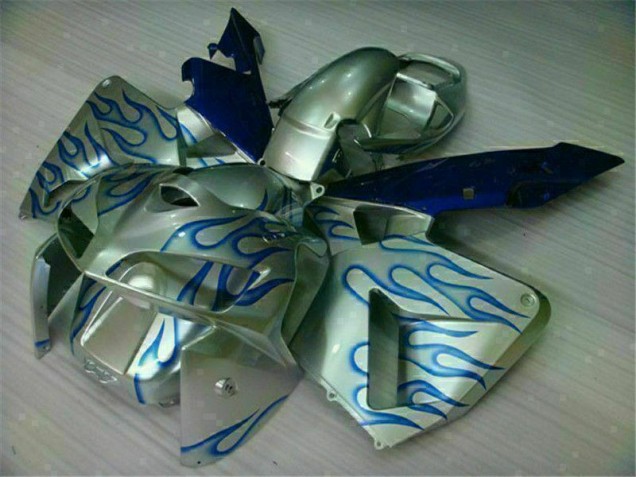 Carene Moto CBR 600 RR 05-06 - Bianco Blu Fiamma Carene Moto CBR 600 RR 05-06 - Bianco Blu Fiamma
