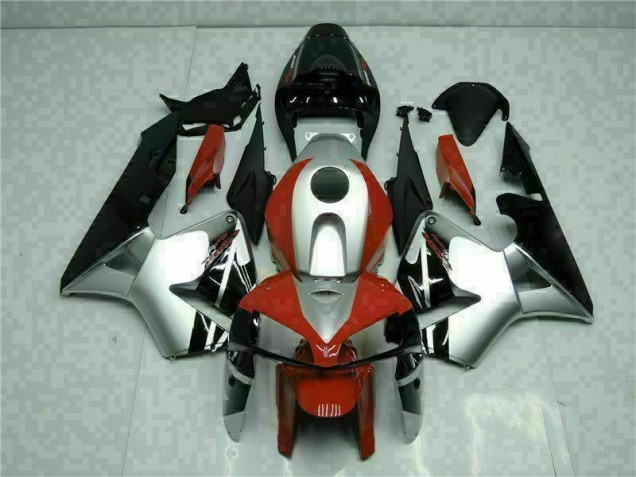 Carene Moto CBR 600 RR 05-06 - Nero Argento Rosso Carene Moto CBR 600 RR 05-06 - Nero Argento Rosso