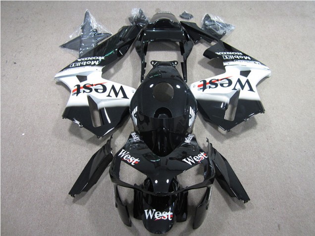 Carene Moto CBR 600 RR 05-06 - Nero Bianco West