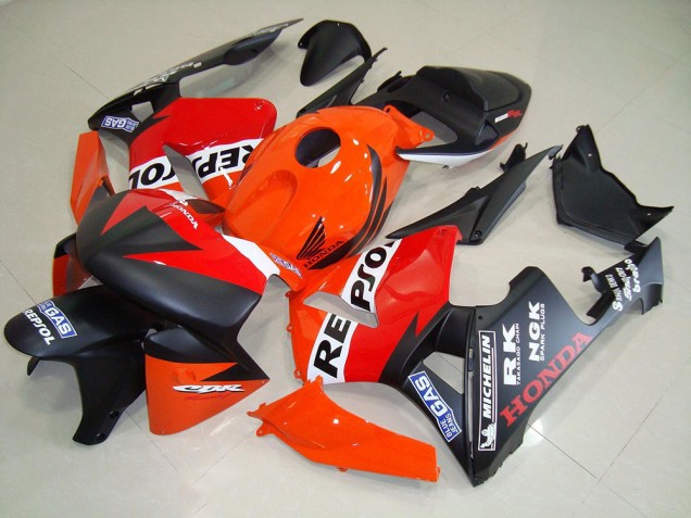 Carene Moto CBR 600 RR 05-06 - Nero Opaco Repsol Corsa Carene Moto CBR 600 RR 05-06 - Nero Opaco Repsol Corsa
