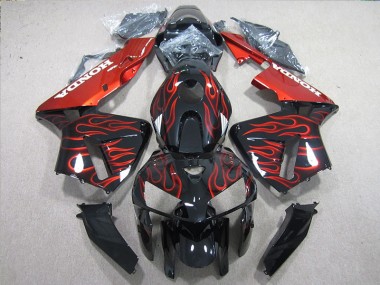 Carene Moto CBR 600 RR 05-06 - Nero Rosso Fiamma