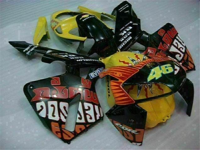 Carene Moto CBR 600 RR 05-06 - Nero Rosso Giallo 46 Carene Moto CBR 600 RR 05-06 - Nero Rosso Giallo 46