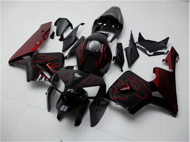 Carene Moto CBR 600 RR 05-06 - Rosso Fiamma Nero Carene Moto CBR 600 RR 05-06 - Rosso Fiamma Nero