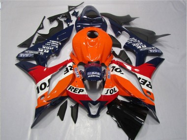Carene Moto CBR 600 RR 07-08 - Arancia Blu Nero Repsol
