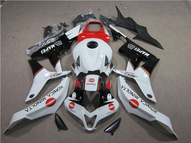 Carene Moto CBR 600 RR 07-08 - Rosso Bianco Nero Konica Minolta MAPEI