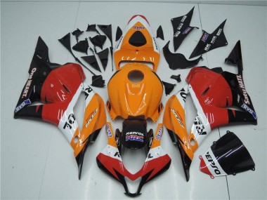 Carene Moto CBR 600 RR 09-12 - Arancia Rosso Nero Repsol