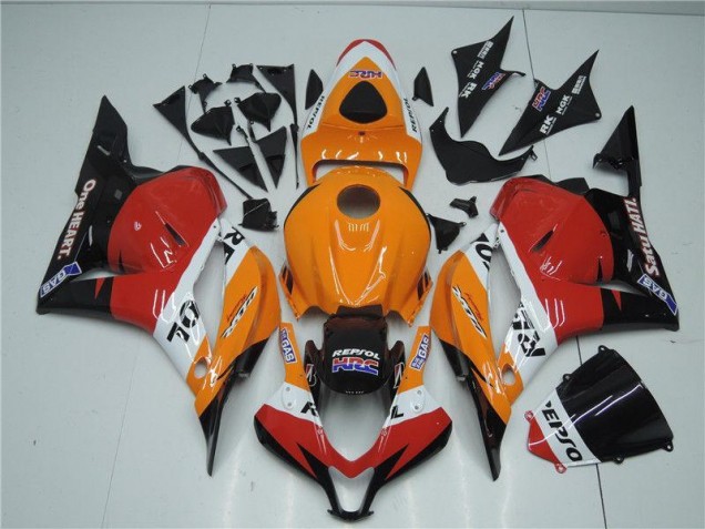 Carene Moto CBR 600 RR 09-12 - Arancia Rosso Nero Repsol Carene Moto CBR 600 RR 09-12 - Arancia Rosso Nero Repsol