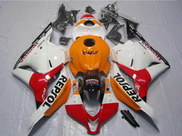 Carene Moto CBR 600 RR 09-12 - Bianco Arancia Nero Repsol Carene Moto CBR 600 RR 09-12 - Bianco Arancia Nero Repsol