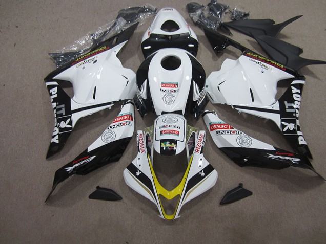 Carene Moto CBR 600 RR 09-12 - Bianco Nero DENSO RIZOMA Carene Moto CBR 600 RR 09-12 - Bianco Nero DENSO RIZOMA