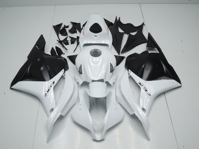 Carene Moto CBR 600 RR 09-12 - Bianco Nero Opaco Carene Moto CBR 600 RR 09-12 - Bianco Nero Opaco