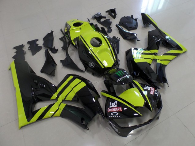 Carene Moto CBR 600 RR 13-21 - Verde Nero Carene Moto CBR 600 RR 13-21 - Verde Nero