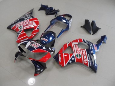 Carene Moto CBR 900 RR 954 02-03 - Blu Rosso Cycle World Castrol