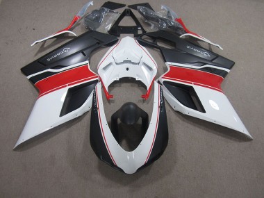 Carene Moto Ducati 848 07-14 - Bianco Rosso Nero Marvic