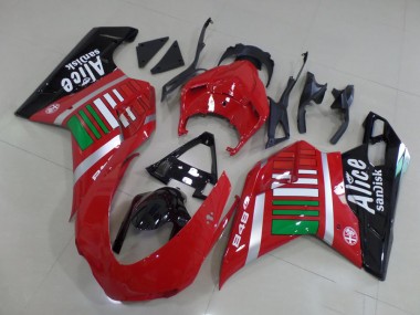 Carene Moto Ducati 848 1098 1198 07-14 - Alice con Verde