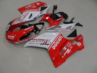 Carene Moto Ducati 848 1098 1198 07-14 - Arancia Bandiera 69