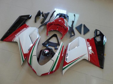 Carene Moto Ducati 848 1098 1198 07-14 - Bianco Rosso