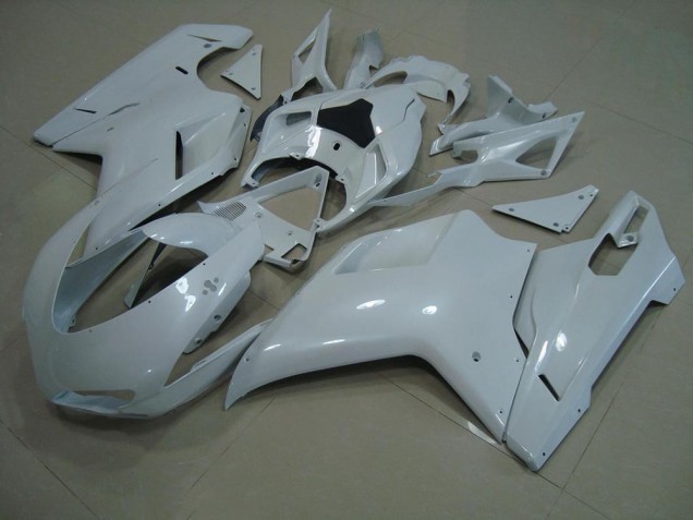 Carene Moto Ducati 848 1098 1198 07-14 - Lucido Bianco Carene Moto Ducati 848 1098 1198 07-14 - Lucido Bianco