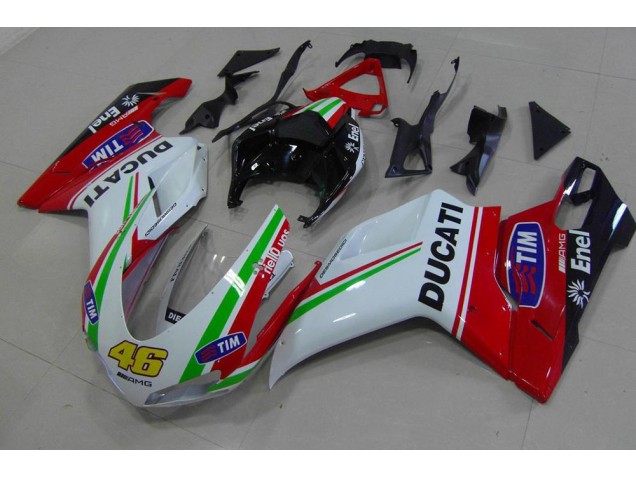 Carene Moto Ducati 848 1098 1198 07-14 - Rosso Bianco Giallo 46 Carene Moto Ducati 848 1098 1198 07-14 - Rosso Bianco Giallo 46