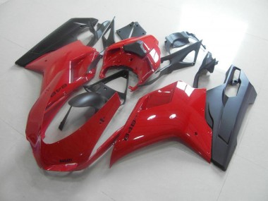 Carene Moto Ducati 848 1098 1198 07-14 - Rosso Nero