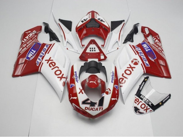 Carene Moto Ducati 848 1098 1198 07-14 - Stile OEM Xerox con 41 Carene Moto Ducati 848 1098 1198 07-14 - Stile OEM Xerox con 41