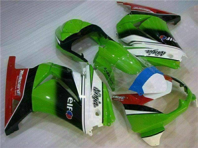 Carene Moto EX250 08-12 - Bianco Verde Nero Ninja