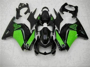 Carene Moto EX250 08-12 - Nero Verde Ninja