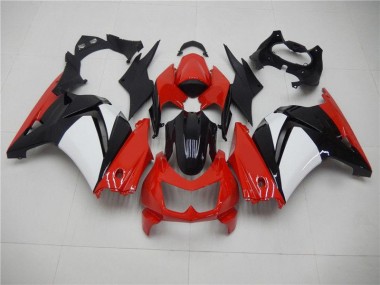 Carene Moto EX250 08-12 - Rosso Nero Bianco