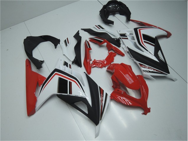 Carene Moto EX300 13-16 - Rosso Bianco Nero