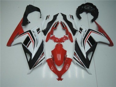 Carene Moto EX300 13-16 - Rosso Bianco Nero