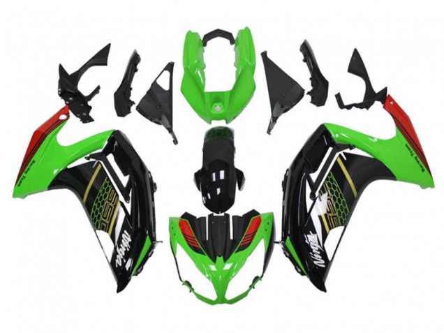 Carene Moto EX650 12-16 - Verde Nero Carene Moto EX650 12-16 - Verde Nero