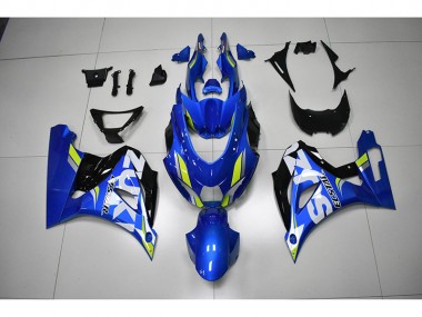 Carene Moto GSXR 1000 17-23 - Blu Bianco Decal