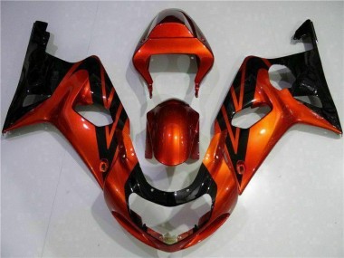 Carene Moto GSXR 1000 K1 00-02 - Arancia Nero