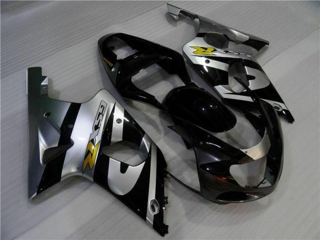 Carene Moto GSXR 1000 K1 00-02 - Argento Nero Carene Moto GSXR 1000 K1 00-02 - Argento Nero
