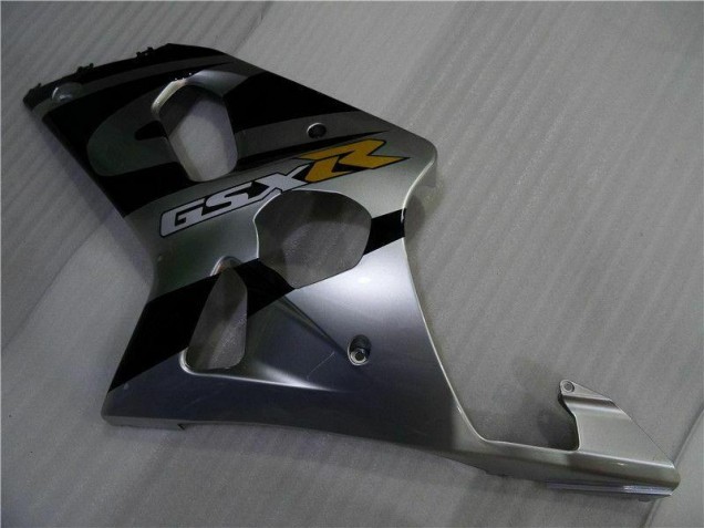 Carene Moto GSXR 1000 K1 00-02 - Argento Nero Carene Moto GSXR 1000 K1 00-02 - Argento Nero