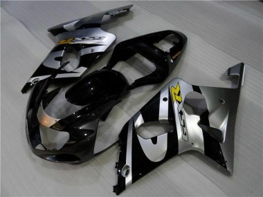 Carene Moto GSXR 1000 K1 00-02 - Argento Nero