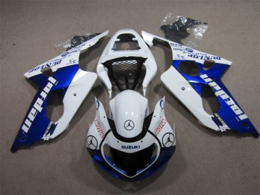 Carene Moto GSXR 1000 K1 00-02 - Blu Bianco Jordan Motul