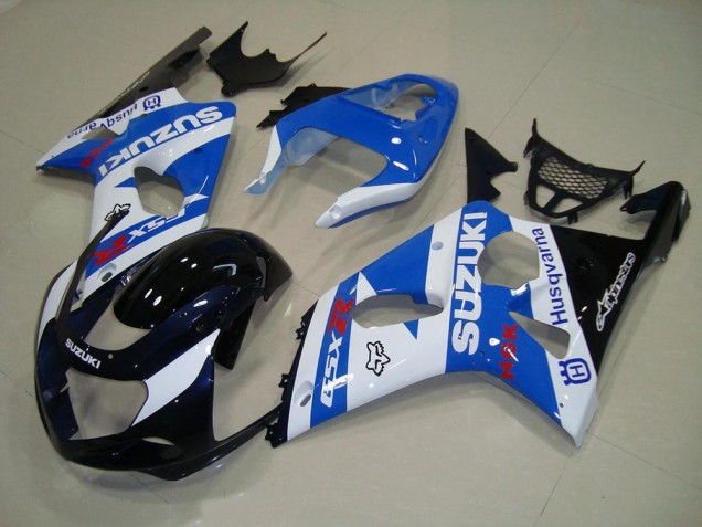 Carene Moto GSXR 1000 K1 00-02 - Nero Blu Bianco Carene Moto GSXR 1000 K1 00-02 - Nero Blu Bianco