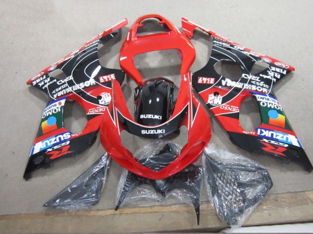 Carene Moto GSXR 1000 K1 00-02 - Rosso Nero Denso Carene Moto GSXR 1000 K1 00-02 - Rosso Nero Denso