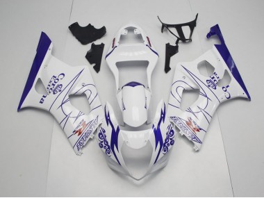 Carene Moto GSXR 1000 K3 03-04 - Blu Bianco Corona