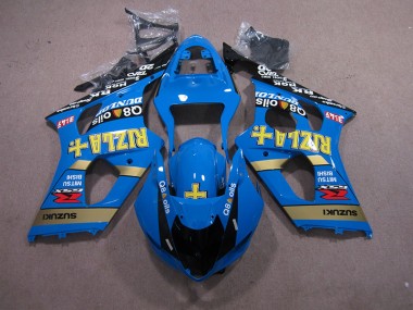 Carene Moto GSXR 1000 K3 03-04 - Blu Rizla Q8 Oils