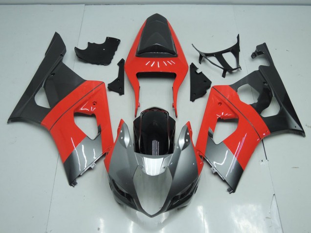 Carene Moto GSXR 1000 K3 03-04 - Rosso & Grigio Carene Moto GSXR 1000 K3 03-04 - Rosso & Grigio