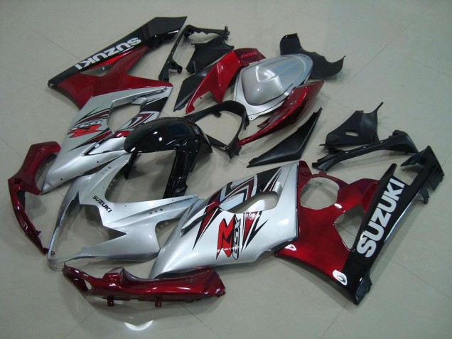 Carene Moto GSXR 1000 K5 05-06 - Argento Rosso Carene Moto GSXR 1000 K5 05-06 - Argento Rosso