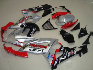 Carene Moto GSXR 1000 K5 05-06 - Argento & Rosso