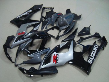 Carene Moto GSXR 1000 K5 05-06 - Grigio Nero Argento