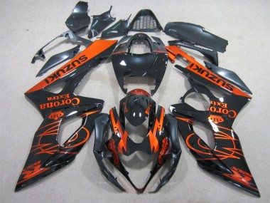 Carene Moto GSXR 1000 K5 05-06 - Nero Arancia Corona Extra