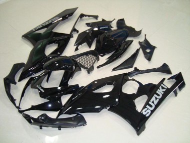 Carene Moto GSXR 1000 K5 05-06 - Nero Argento Decalcomanie
