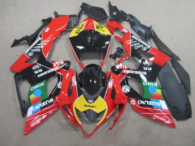 Carene Moto GSXR 1000 K5 05-06 - Nero Rosso Giallo