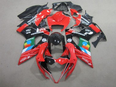 Carene Moto GSXR 1000 K5 05-06 - Nero Rosso Verde