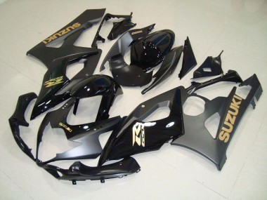 Carene Moto GSXR 1000 K5 05-06 - Nero con Oro Decalcomanie