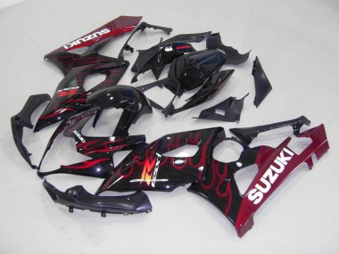 Carene Moto GSXR 1000 K5 05-06 - Rosso Fiamma